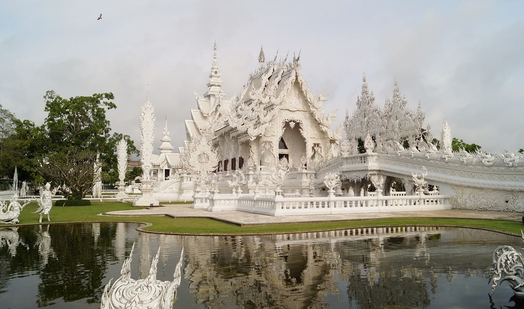 Wat Rong Khun (Visiting the White Temple in Chiang Rai) 1 Follow our adventures!